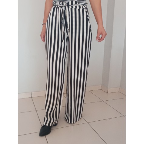 zebra geniş paça lastikli pantolon